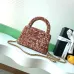 Chanel Sequined Top Handle Bags In Brown And Orange With Signature CC Logo size:13×19×7cm #A54383
