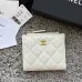 CHANEL Bi-fold Zip Wallet Card Holder #B69608
