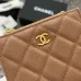 CHANEL Bi-fold Zip Wallet Card Holder #B69608
