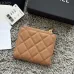 CHANEL Bi-fold Zip Wallet Card Holder #B69608
