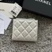 CHANEL Bi-fold Zip Wallet Card Holder #B69608