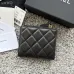 CHANEL Bi-fold Zip Wallet Card Holder #B69608