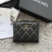 CHANEL Bi-fold Zip Wallet Card Holder #B69608