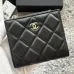 CHANEL Bi-fold Zip Wallet Card Holder #B69608