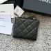 CHANEL Bi-fold Zip Wallet Card Holder #B69608