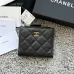 CHANEL Bi-fold Zip Wallet Card Holder #B69608