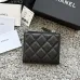 CHANEL Bi-fold Zip Wallet Card Holder #B69608