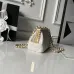 Chanel AS5912 Lambskin Pearl Trim Evening Bag 10×20×7cm #A64997