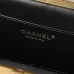 Chanel AS5912 Lambskin Pearl Trim Evening Bag 10×20×7cm #A64997