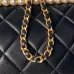 Chanel AS5912 Lambskin Pearl Trim Evening Bag 10×20×7cm #A64997
