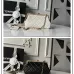 Chanel AS5912 Lambskin Pearl Trim Evening Bag 10×20×7cm #A64997