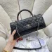 Chanel Coco Handle Caviar Leather Shoulder Bag 32cm #A64994