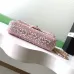 Chanel Pink Crystal Embellished Evening Bag 13x21x8cm #A64993