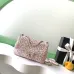 Chanel Pink Crystal Embellished Evening Bag 13x21x8cm #A64993