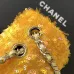 Chanel Tweed Flap Bags In Silver And Yellow For Fashion - Forward Style Statements #A49789