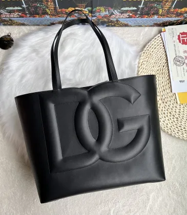 Dolce &amp; Gabbana DG Logo Leather Tote Bag 30×35×14cm #A64999