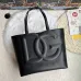 Dolce &amp; Gabbana DG Logo Leather Tote Bag 30×35×14cm #A64999