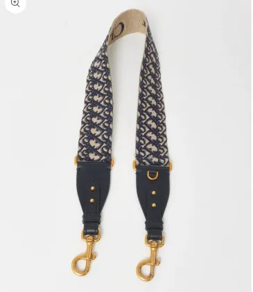 Buy D-ior Navy Oblique Jacquard Embroidered Canvas Reversible Logo Strap #A45689