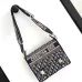 Chic Christian D-ior Crossbody Bag With Signature Oblique Pattern And Branded Strap #A50085