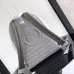 D-ior Oblique Pattern Light Gray Backpack With Contrast Leather Trim For Stylish Functionality #A50078