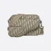 D-ior Beige Oblique Pattern Crossbody Bag With Signature Strap And Pouch  size:23×17×4cm #A54108