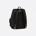 D-ior Black Leather Backpack With Minimalist Design And Functional Pockets For Timeless Utility#A50067