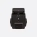 D-ior Black Leather Backpack With Minimalist Design And Functional Pockets For Timeless Utility#A50067