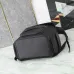D-ior Black Leather Backpack With Minimalist Design And Functional Pockets For Timeless Utility#A50067
