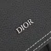 D-ior Black Leather Backpack With Minimalist Design And Functional Pockets For Timeless Utility#A50067