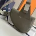 D-ior Saddle Belt Bag in Olive Green Leather With Signature Strap Design  size:27×20×5cm #A54111