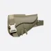 D-ior Saddle Belt Bag in Olive Green Leather With Signature Strap Design  size:27×20×5cm #A54111