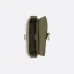D-ior Olive Green Oblique Pattern Crossbody Bag With Signature Lock Design size:23×17×6cm #A54106