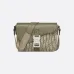 D-ior Olive Green Oblique Pattern Crossbody Bag With Signature Lock Design size:23×17×6cm #A54106