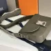 D-ior Olive Green Leather Crossbody Bag With Signature Lock And Adjustable Strap  size:23×17×6cm #A54107