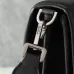 D-ior Black Leather Briefcase With Signature Lock And Versatile Carry Options size:16×7×0.8cm #A54104