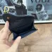 D-ior Mini Card Holders With Signature Oblique Pattern And Gold D - Charm #A50112