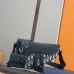 D-ior 93939 Original Version 2025 Winter Collection Bag - Black Soft Grain Leather, Adjustable Strap (Size: 26x17x5cm) #A59473