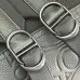 Dior 93968 Rider Oblique Embossed Leather Backpack CD Buckle Adjustable Strap Laptop Daypack #A65990