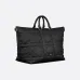 D-ior Black Quilted Leather Duffle Bag With Versatile Straps For Luxury Travel And Stylish Trips  #A50066