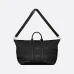 D-ior Black Quilted Leather Duffle Bag With Versatile Straps For Luxury Travel And Stylish Trips  #A50066