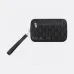 D-ior Geometric Pattern Clutch Bags in Black and Gray for Sophisticated Accessorizing #A50083