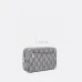 D-ior Geometric Pattern Clutch Bags in Black and Gray for Sophisticated Accessorizing #A50083