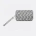 D-ior Geometric Pattern Clutch Bags in Black and Gray for Sophisticated Accessorizing #A50083
