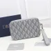 D-ior Geometric Pattern Clutch Bags in Black and Gray for Sophisticated Accessorizing #A50083