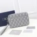 D-ior Geometric Pattern Clutch Bags in Black and Gray for Sophisticated Accessorizing #A50083