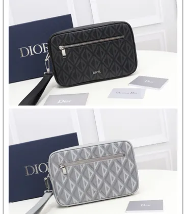 D-ior Geometric Pattern Clutch Bags in Black and Gray for Sophisticated Accessorizing #A50083