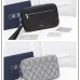 D-ior Geometric Pattern Clutch Bags in Black and Gray for Sophisticated Accessorizing #A50083