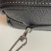 Sleek Black D-ior Leather Crossbody Bag for Timeless Everyday Elegance  size:22×10×12cm #A54110