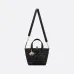 D-ior Black Quilted Leather Tote Bag #A45652