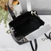 D-ior Black Quilted Leather Tote Bag #A45652